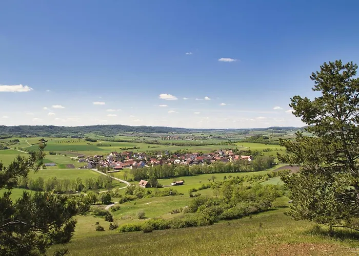 Schlossblick Schillingsfuerst * Diebach